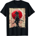 Classic Japanese Art Samurai Fighter Art Tee Y2K Retro Streetwear
